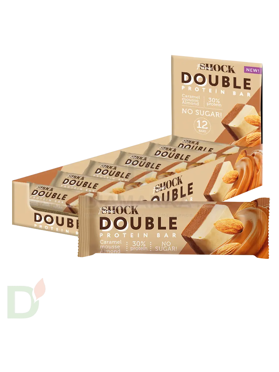 Батончик протеиновый FitnesShock Карамельный мусс с миндалем 40гр. в Хабаровске