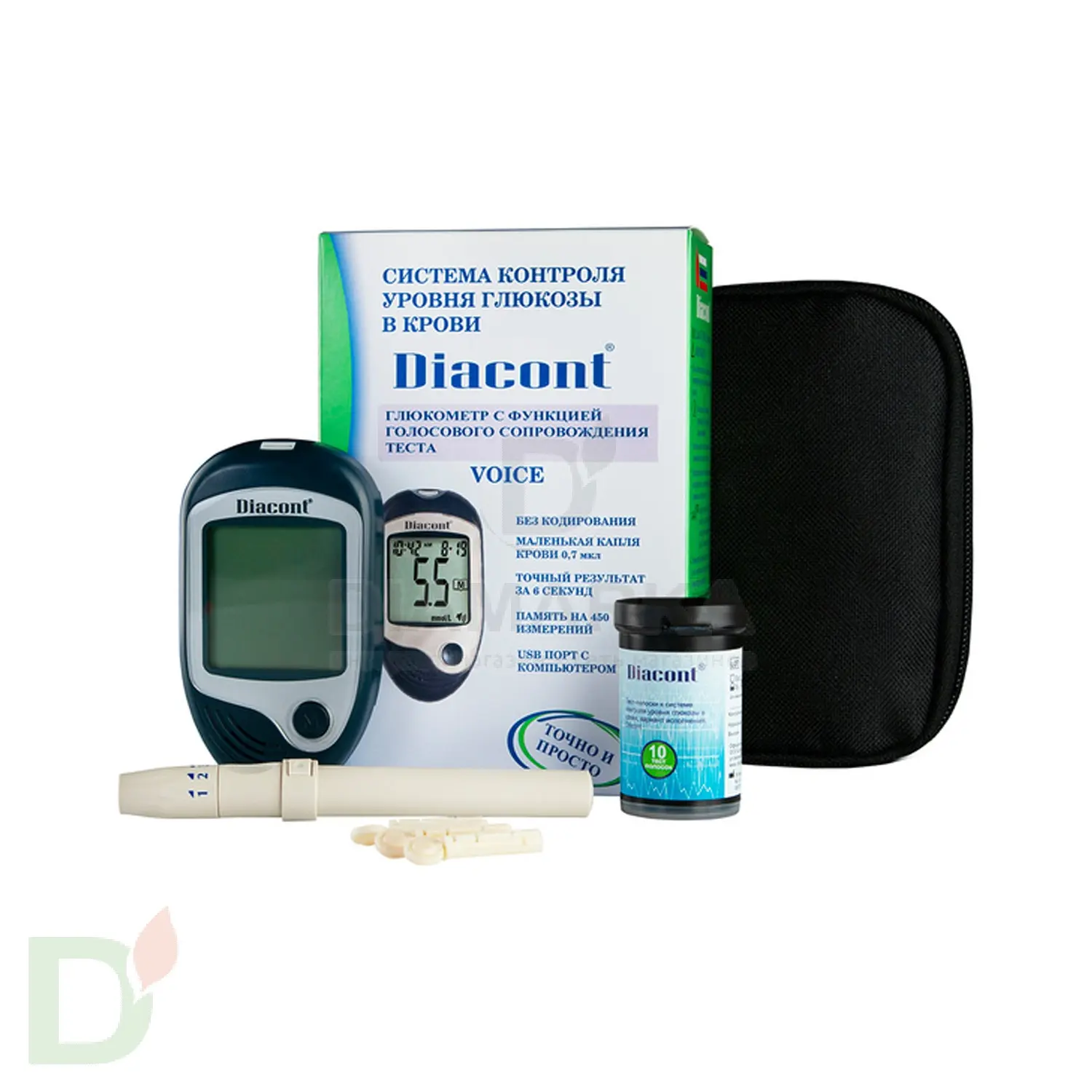Глюкометр говорящий Diacont Voice в Хабаровске