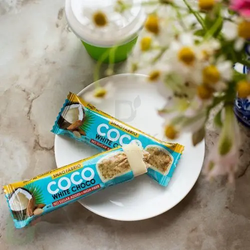 Батончик Snaq Fabriq глазированный Кокосово-миндальный десерт 40гр* в Хабаровске