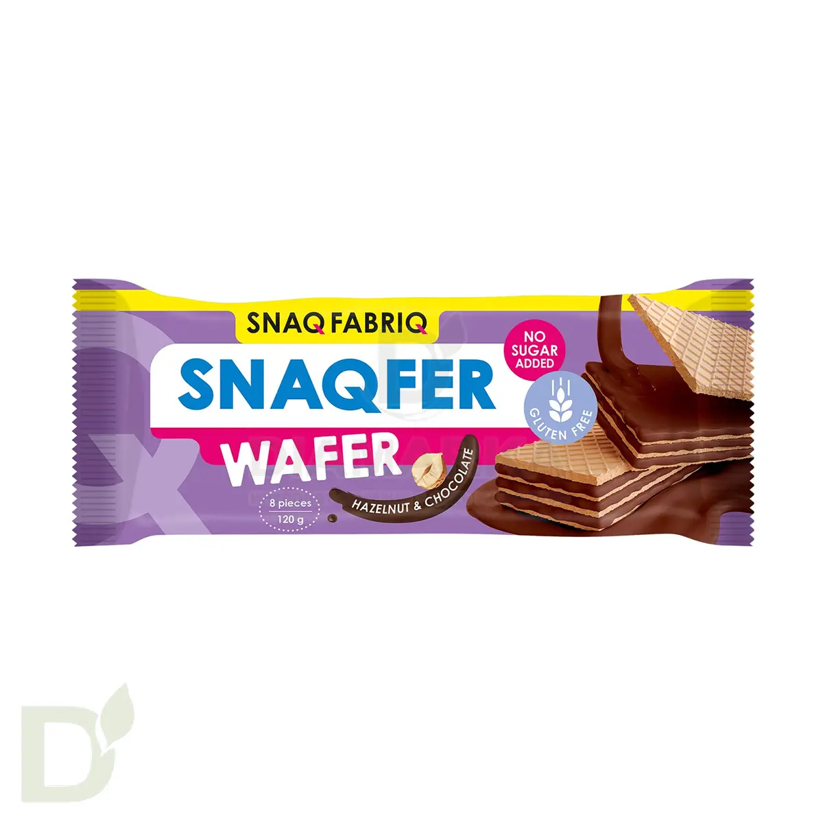 Вафли Snaq Fabriq WAFER неглазированные шоколад-фундук, 120гр в Хабаровске