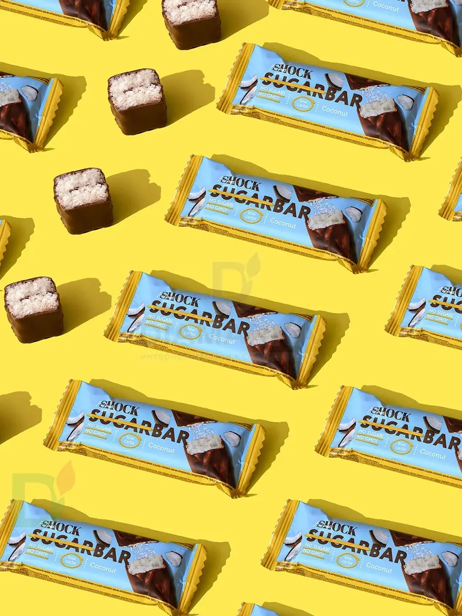 Батончик протеиновый FitnesShock Кокос 50гр. в Хабаровске