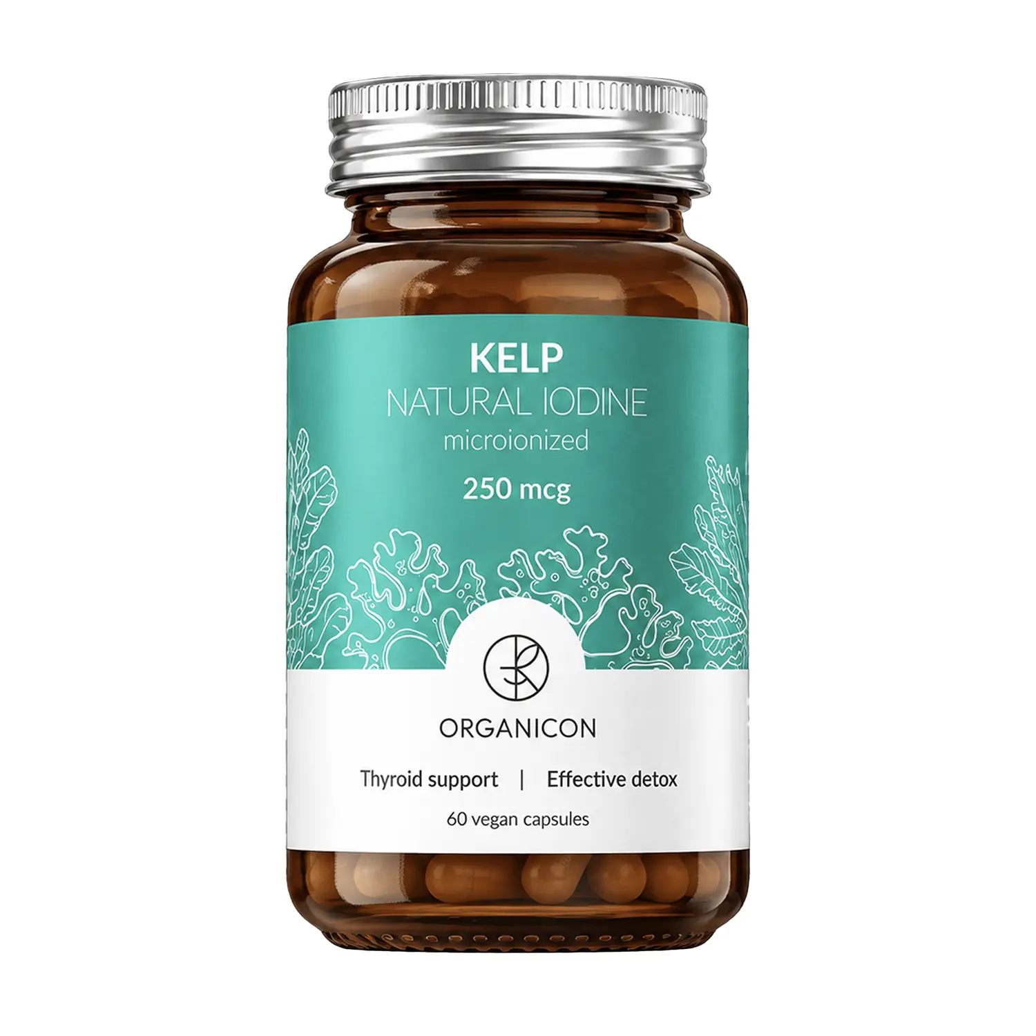 Витамины ORGANICON KELP Natural Iodine органический йод, 60 капс