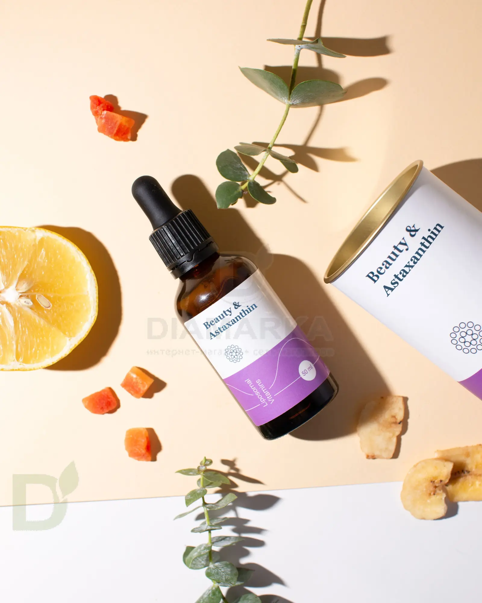 Витамины Liposomal Vitamins Astaxanthin/Астаксантин 50мл флакон в Хабаровске