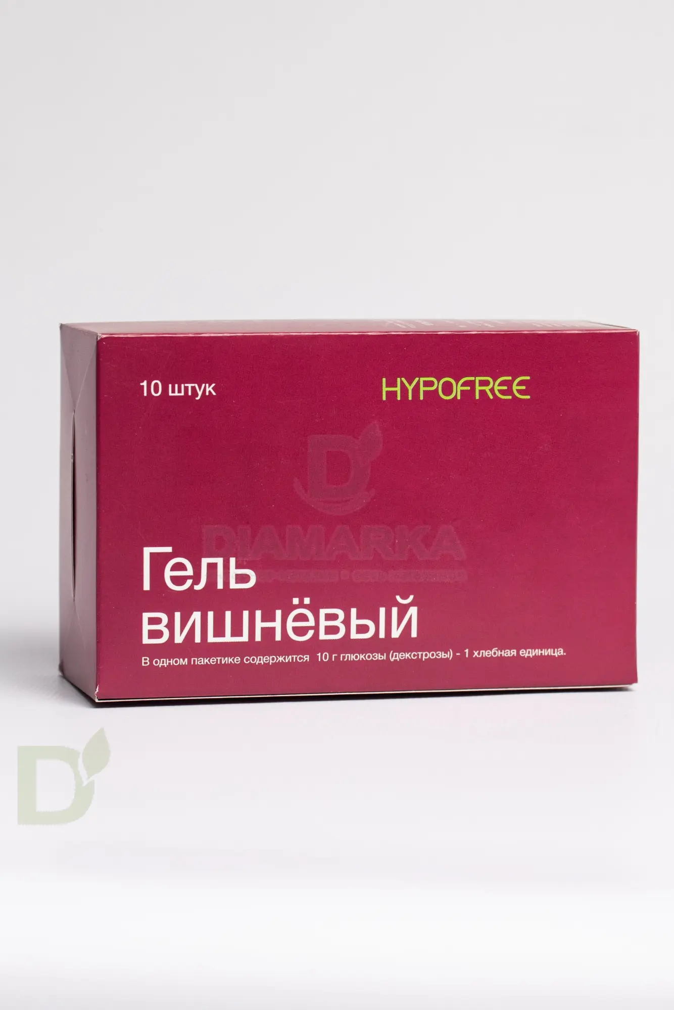 Гель HYPOFREE 1ХЕ Вишня, мягкая упаковка, 10 саше по 30мл