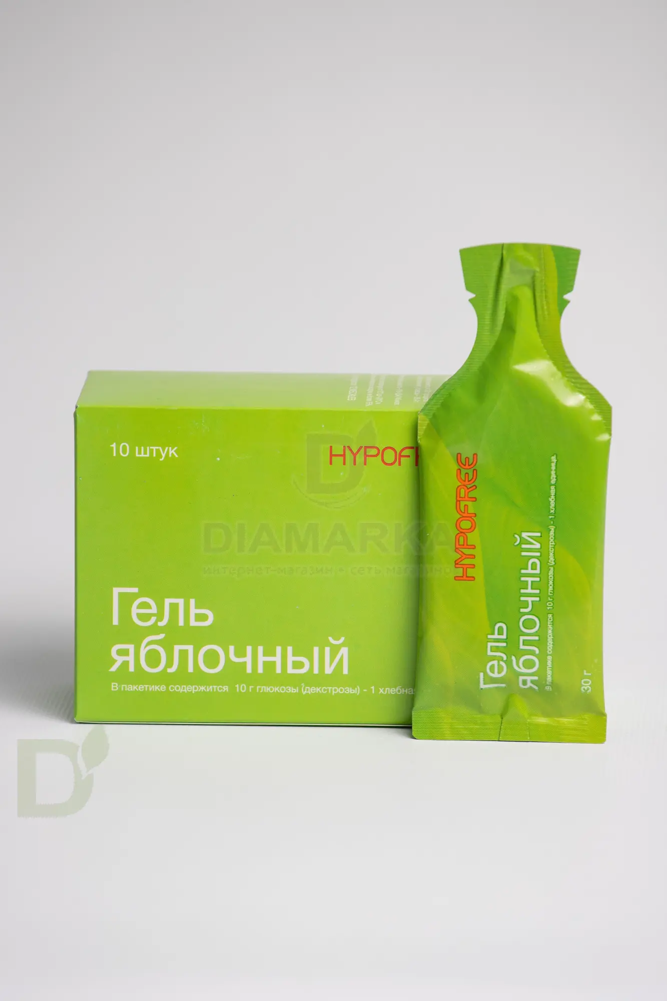 Гель HYPOFREE 1ХЕ Яблоко, мягкая упаковка, 30мл в Хабаровске