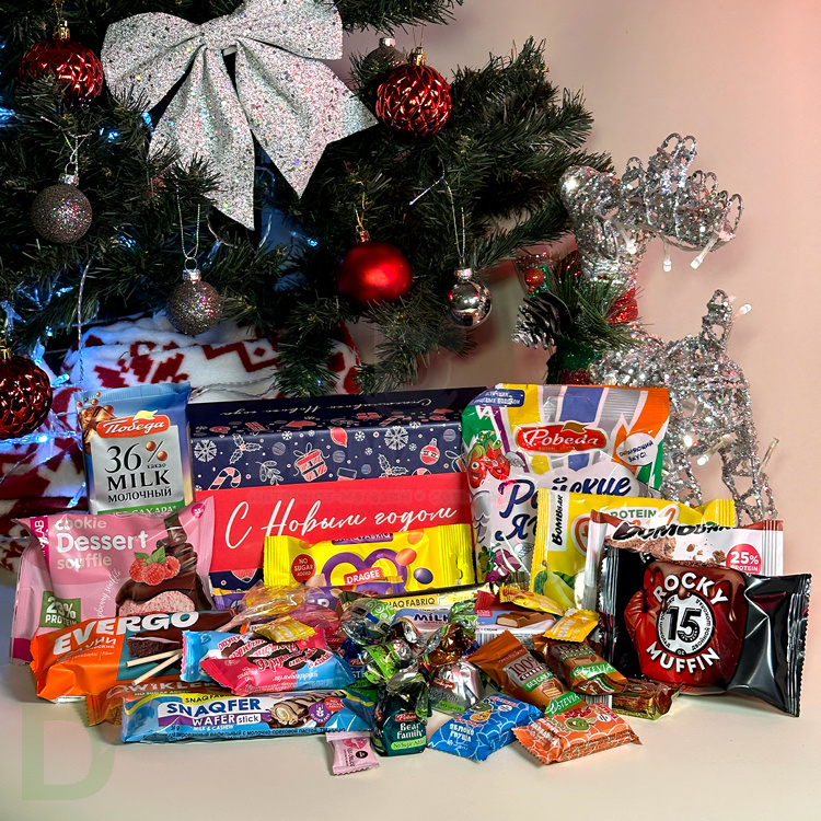 Подарок новогодний детский без сахара Забавы у Новогодней Ёлки, 1185 гр.