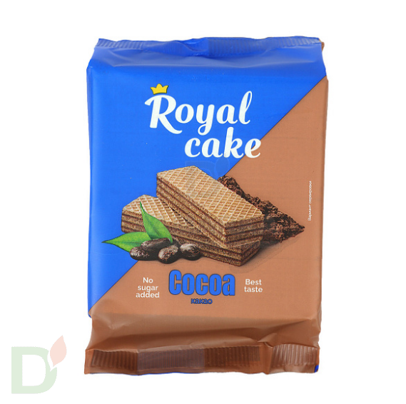 Вафли Royal cake со вкусом «КАКАО» без сахара, 120 г в Хабаровске
