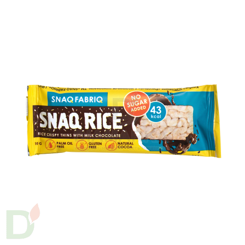 Батончик Snaq Fabriq рисовый глазированный молочным шоколадом, 10гр в Хабаровске