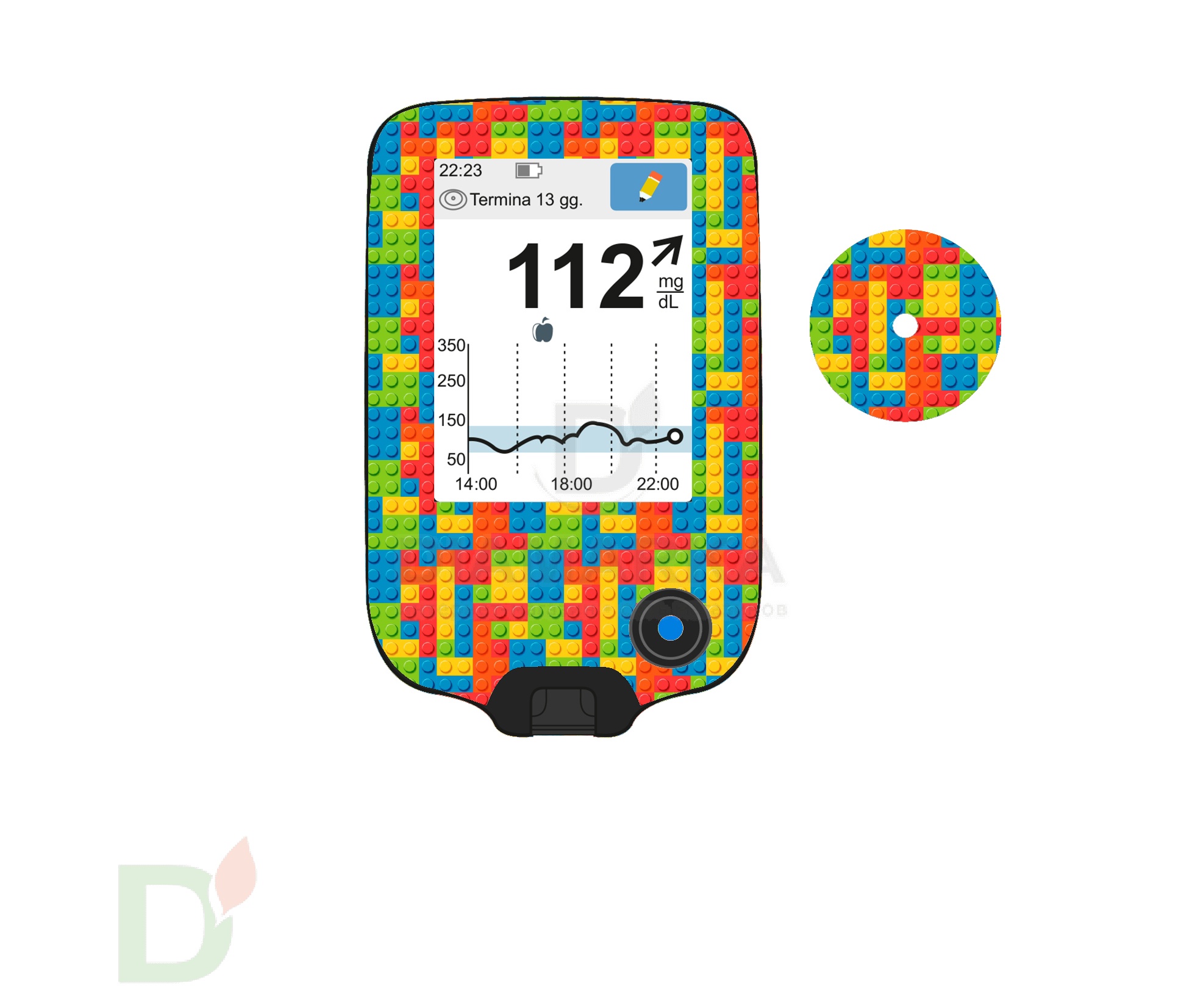 Наклейка на ридер FreeStyle Libre и сенсор