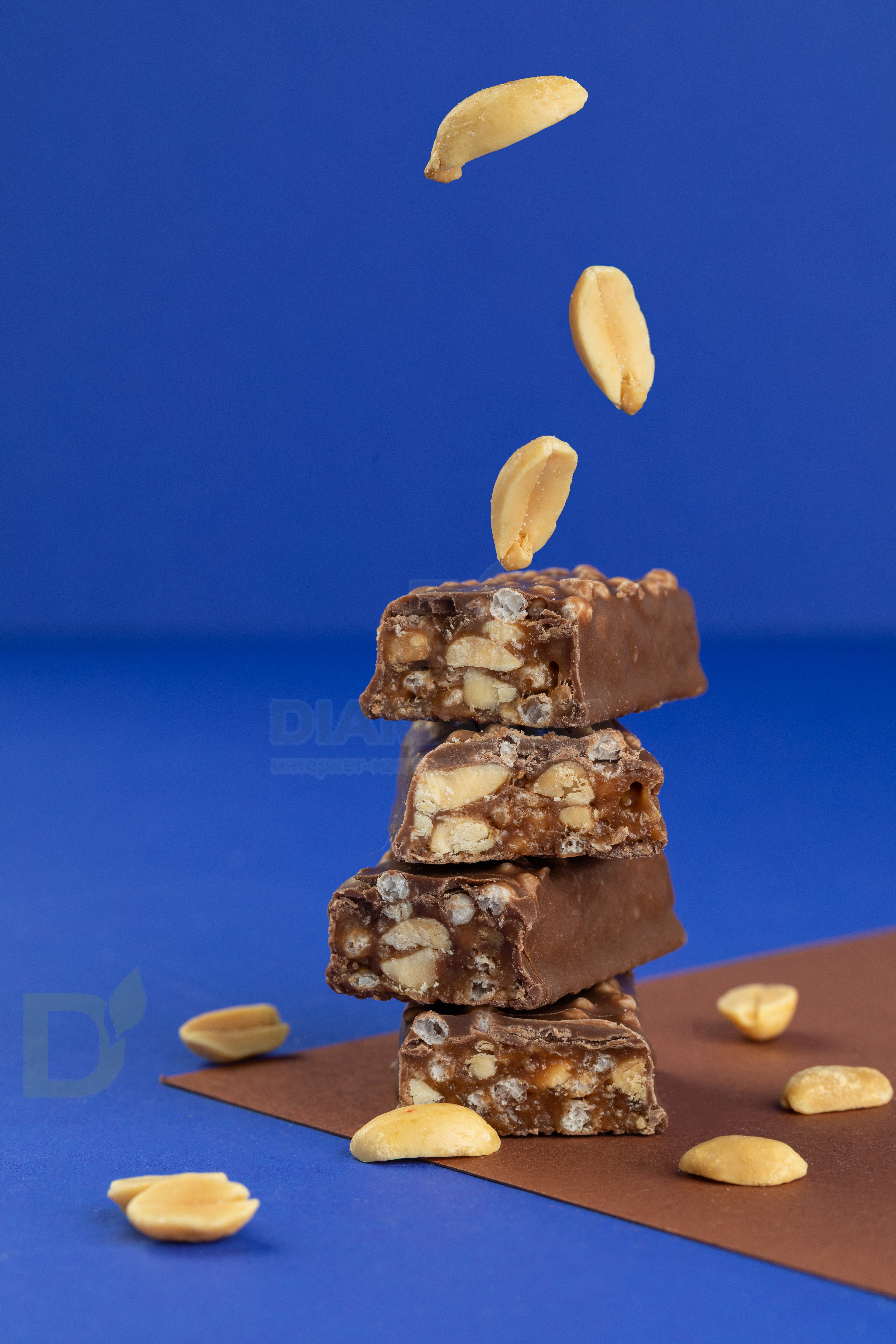 Батончик глазированный FitnesShock SHOCKER арахис-шоколад 35гр. в Хабаровске