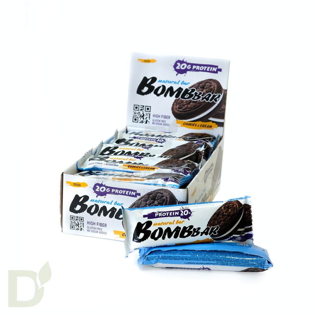 Батончик BOMBBAR Печенье с кремом 60 гр. в Хабаровске