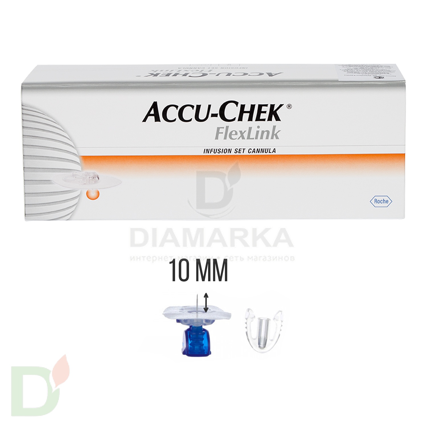 Акку-Чек Флекс-Линк, игла 10 мм (канюля), 1 шт. в Хабаровске