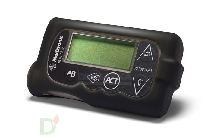 Чехол силиконовый Чёрный для инсулиновых помп ММТ-715, 722, 754, DiaMarka