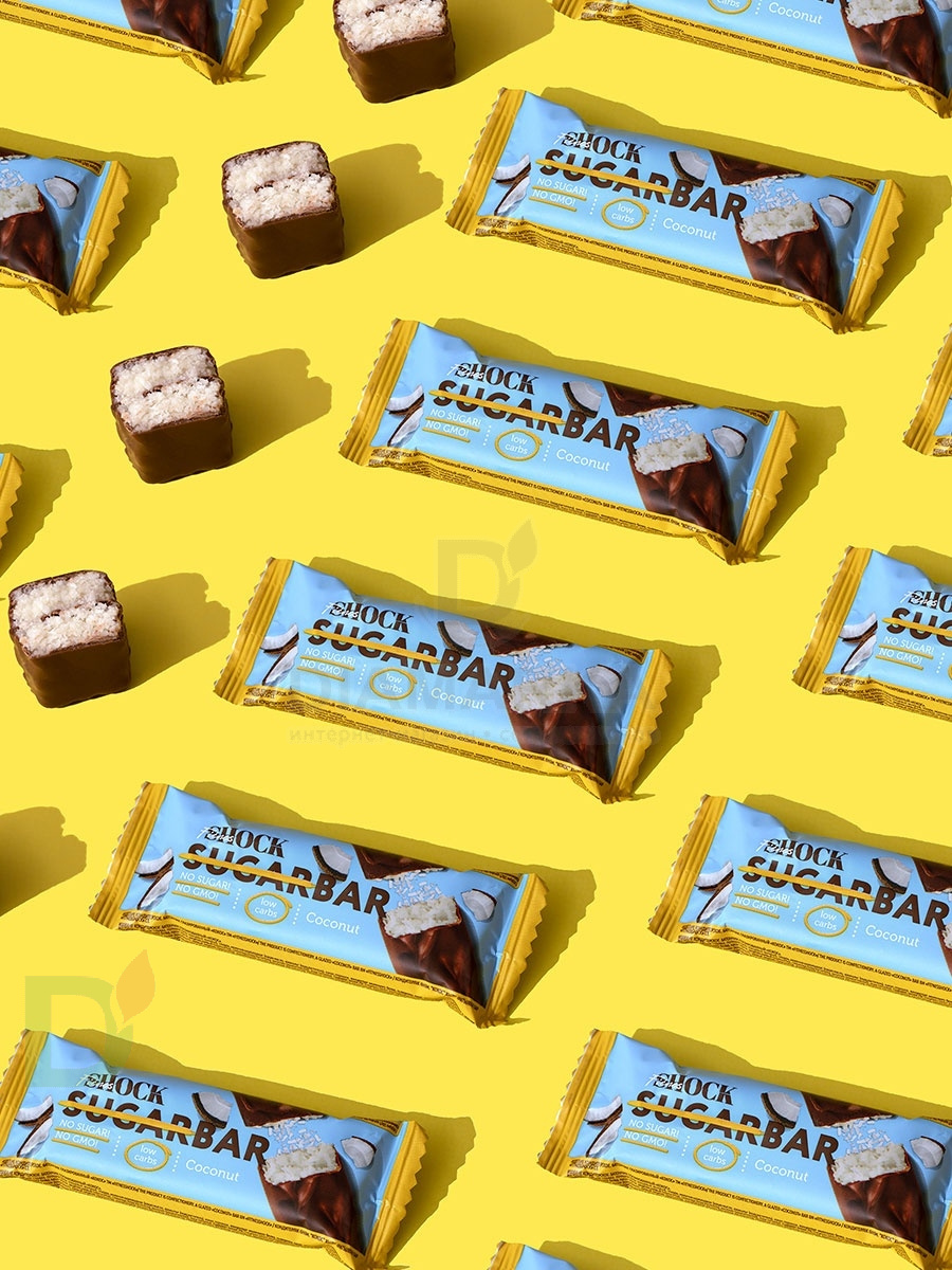 Батончик протеиновый FitnesShock Кокос 50гр. в Хабаровске