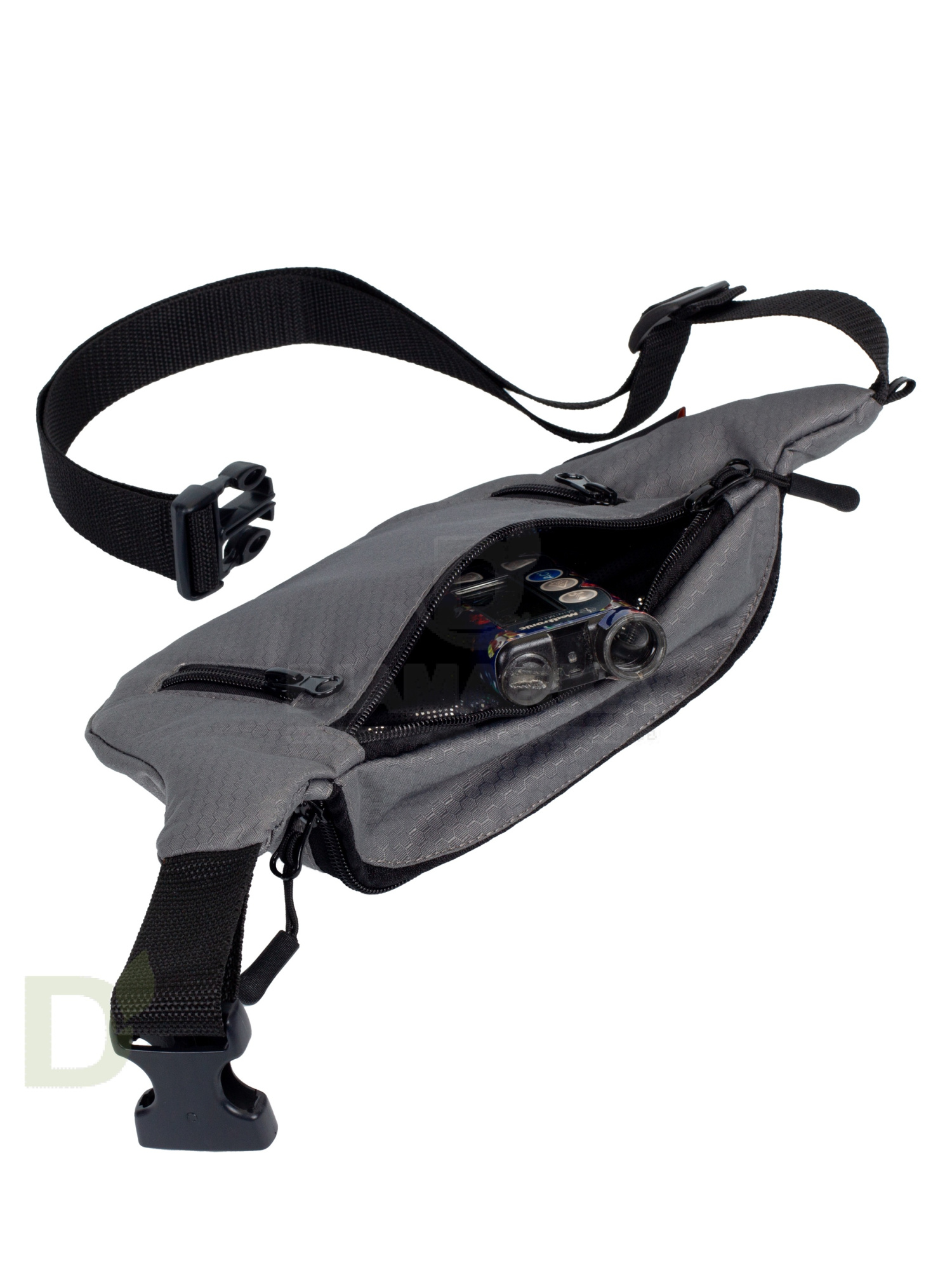 Сумка на пояс FREEPACK серая