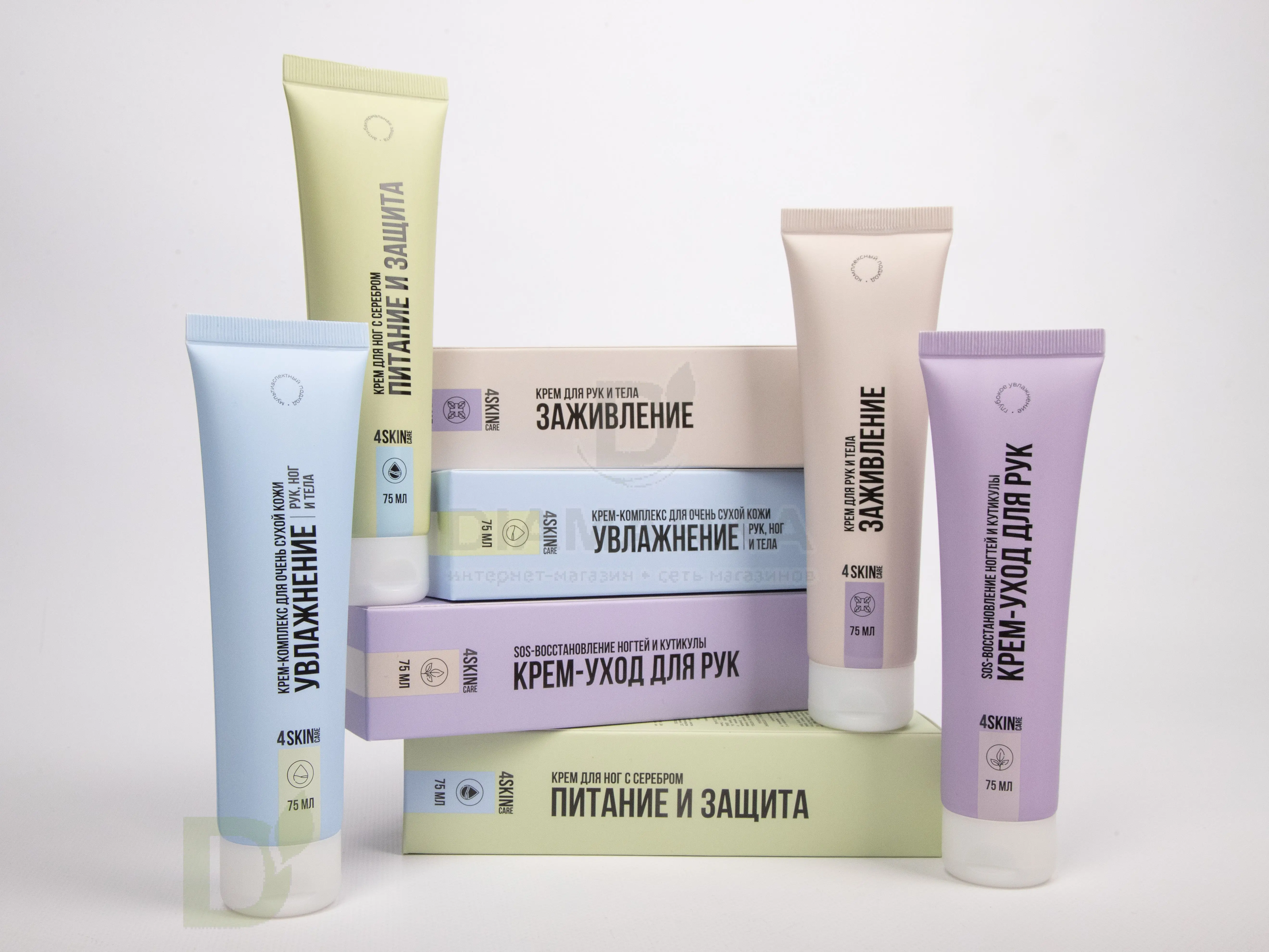 Крем 4SKINcare для рук и тела Заживление, 75мл