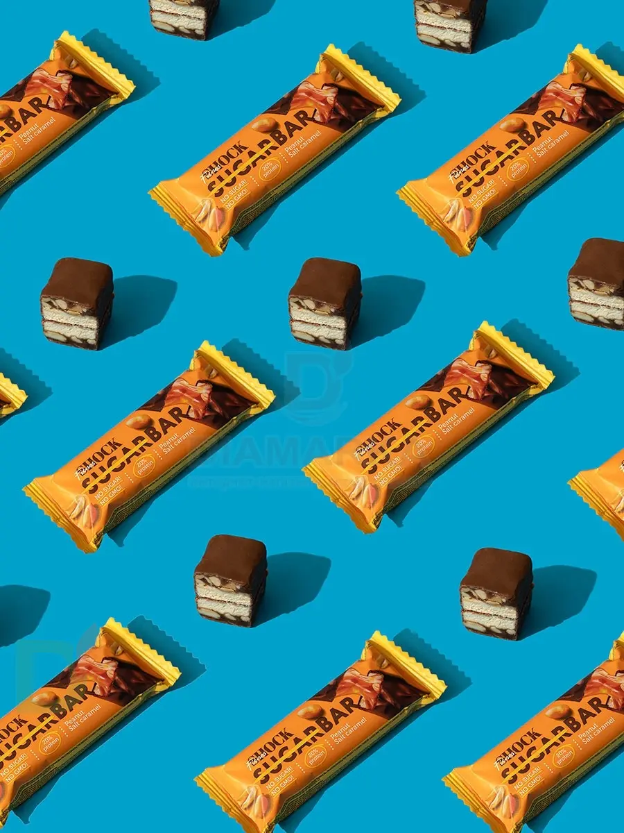 Батончик протеиновый FitnesShock Соленая карамель-Арахис 50гр. в Хабаровске