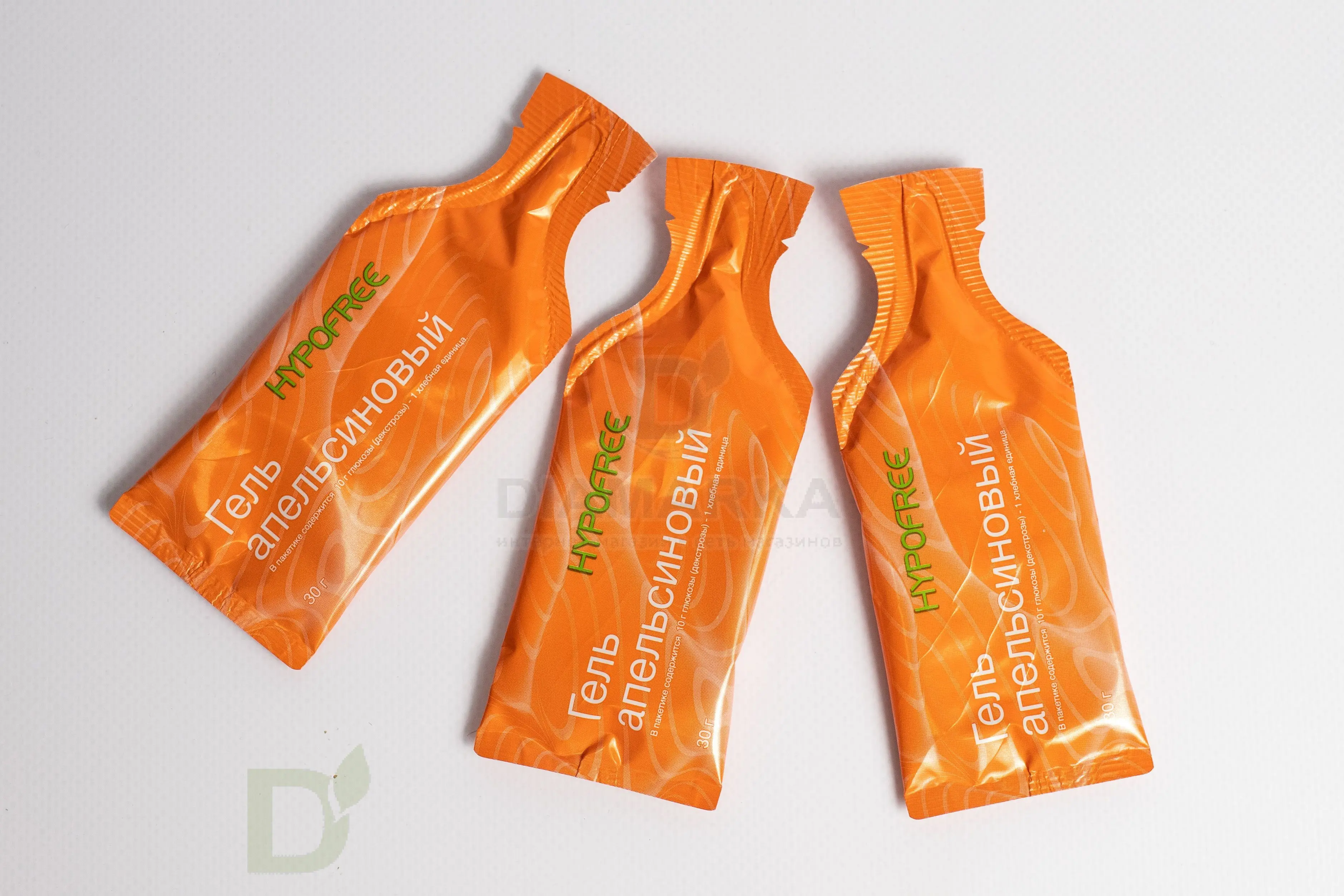 Гель HYPOFREE 1ХЕ Апельсин, мягкая упаковка, 10 саше по 30мл в Хабаровске