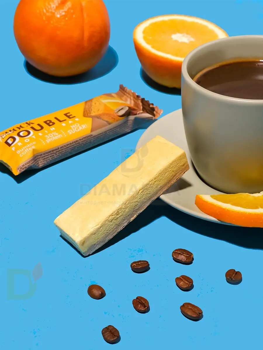 Батончик протеиновый FitnesShock Апельсиновый кофе 40гр. в Хабаровске