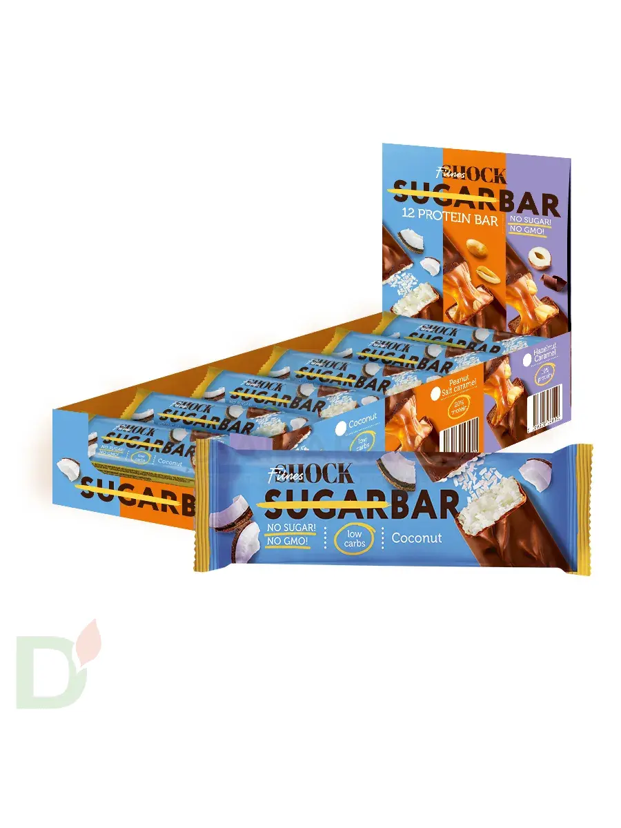 Батончик протеиновый FitnesShock Кокос 50гр. в Хабаровске