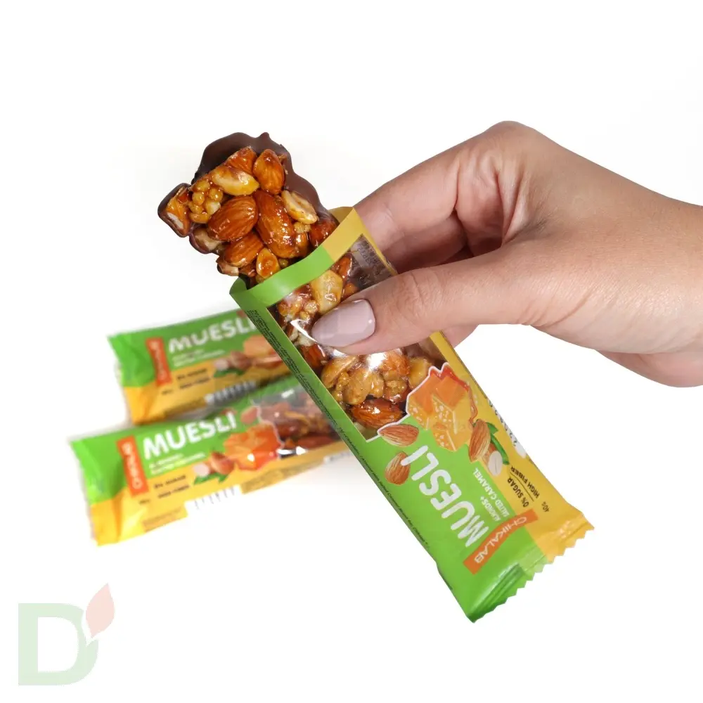 Батончик мюсли CHIKALAB миндальный с соленой карамелью 40 гр. в Хабаровске