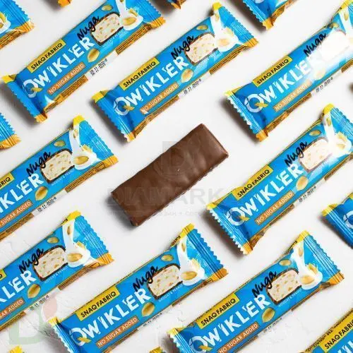 Батончик глазированный Snaq Fabriq QWIKLER Нуга с арахисом, 40 гр