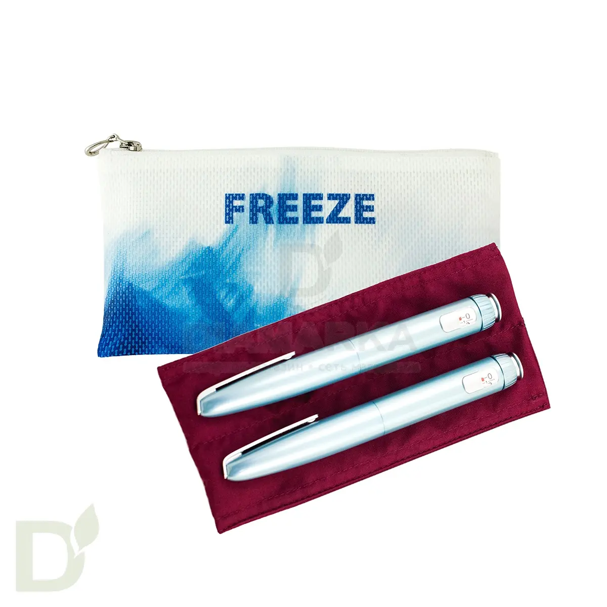 Термочехол для хранения 2 шприц-ручек FREEZE Duo Айсберг ( размер 105*190 мм)