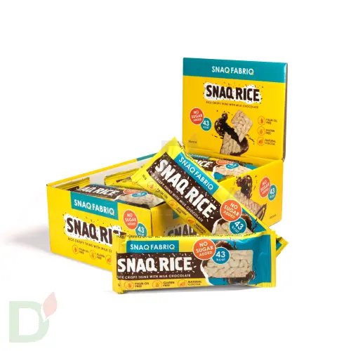 Батончик Snaq Fabriq рисовый глазированный молочным шоколадом, 10гр в Хабаровске